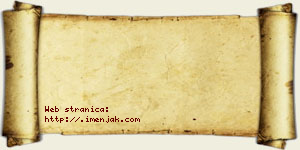 Mia Debeljak vizit kartica